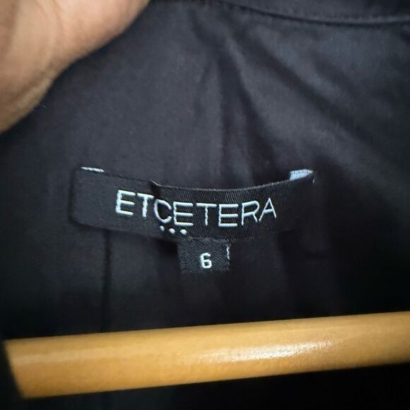 Etcetera Classic Black Blouse - Picture 2 of 6